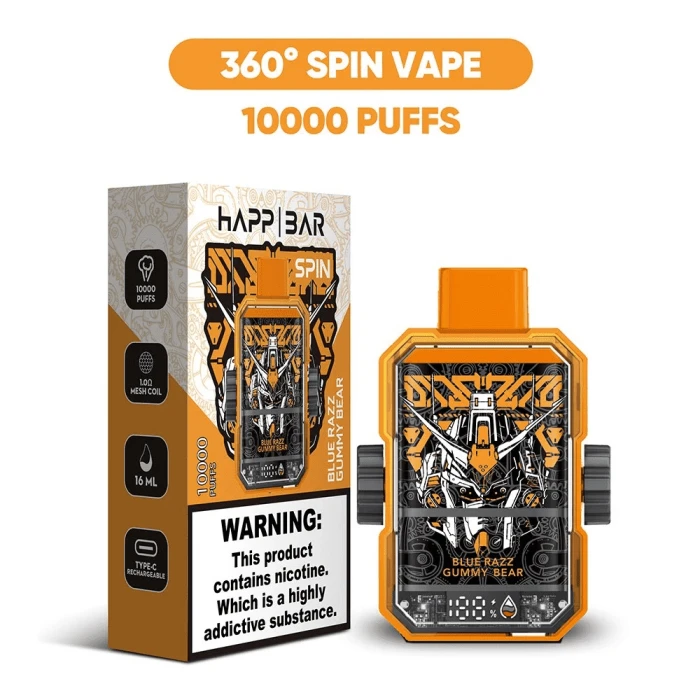 HAPP BAR SPIN 10000 PUFF Disposable Vape factory